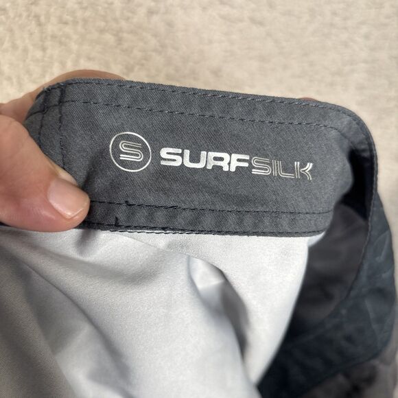 Quiksilver Highline Hawaii Boardshorts Men’s Size 38‎ Surfsilk Grey Palm Beach - Picture 11 of 11